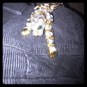 BCBG Bejeweled Panther Costume Jewelry